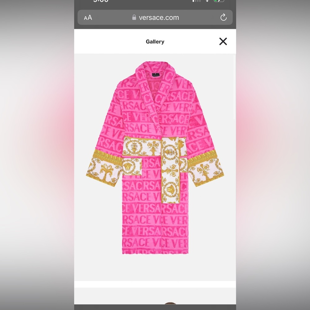 Authentic VERSACE BATHROBE ❤️❤️
